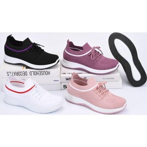 YSHUNIJ New Casual Socks, Womens Shoes, Flying Woven Shoes, Soft Soles, Comfortable and Breathable Sports Shoes