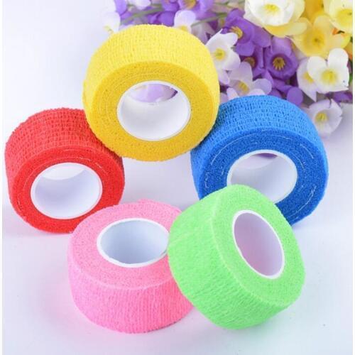 New waterproof self adhesive elastic bandage Medical first aid kit Nonwoven Cohesive wound Bandage for finger 2.5cm* 4.5m