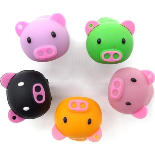 Lovely pig usb flash drive 64gb memroy stick pen drive 32gb 16gb 8gb 4gb cartoon pig u disk real capacity pendrive cle