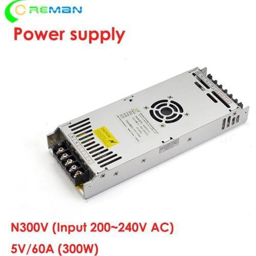 Indoor outdoor led display screen power supply , G-enegry 5V 60A 5v 300W N300V5 power supply for diy led sign board