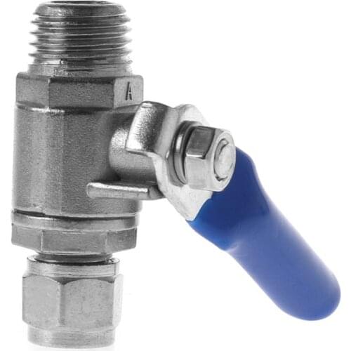 Water Purifier Reverse Osmosis Tee Inlet Ball Valve Set 1/2" BSP To 1/4" Tube