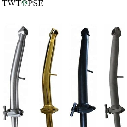 TWTOPSE S M P Titanium Bike Stem For Brompton Folding Bicycle Head Tube For S M P Handlebar light Weight Parts with Stem bolt