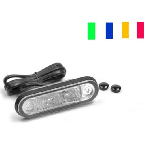 2x truck Car LED Side Marker lights Clearance tail Lamp 12V 24V external lights Car Truck Trailer Rear Lights caravan light