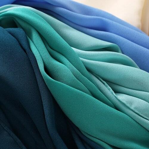10pcs/lot Long Premium Silk Chiffon Hijabs Scarf Women Shawl Wrap Muslim Women Headband Islamic Scarves 175*72cm