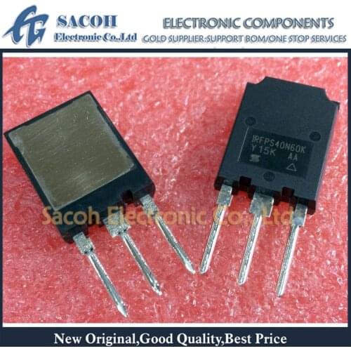 10Pcs IRFPS40N60KPBF or IRFPS40N60K or IRFPS38N60L SUPER-247 40A 600V N-ch Power MOSFET Transistors