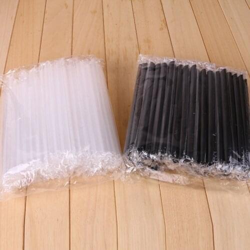 100pcs 7.5" Huge Milkshake Straws Pearls Boba MilkTea Smoothie Drinking Party