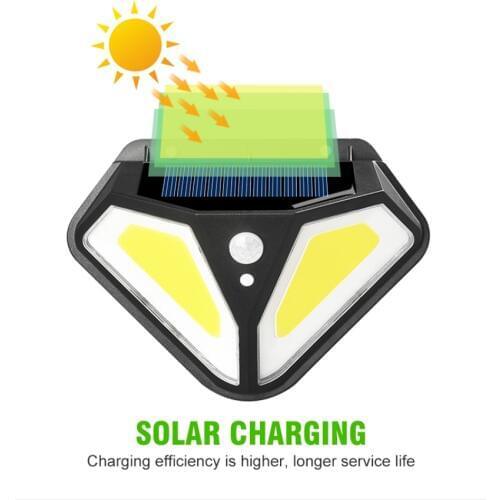 102/50 LED Solar Light Outdoor Solar Lamp Powered Sunlight Waterproof PIR Motion Sensor Street Light For Garden Decoration