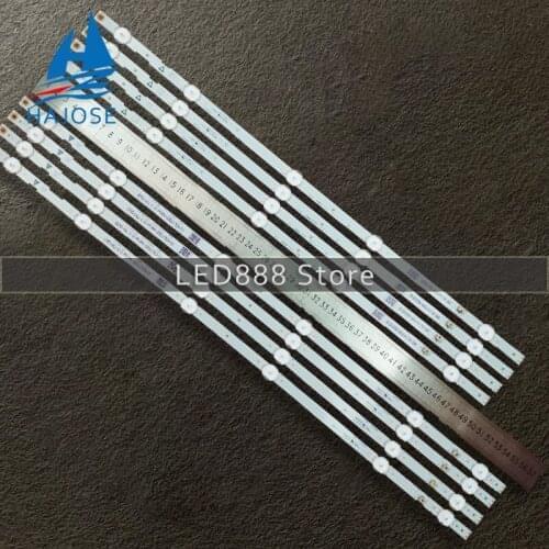 1st=8pcs Phili ps 55PFL5601/F7 55PFL5402/F7 LED Backlight strip for LB55084 UDULEDLXT006 UDULEDLXT005