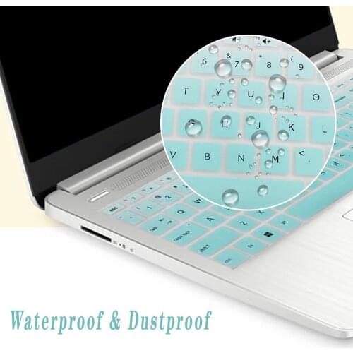 2 Pieces Thin Laptop Keyboard Protective Cover for Hp15-bf Hp14-bf Laptop