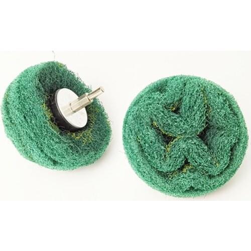 5PCS Nylon Fiber Flap Polishing Wheel Grinding Disc Non-woven Scouring pad Buffing Wheel for Dremel Accessories Abrasive Tools