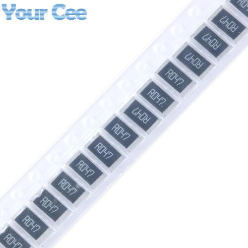 50 pcs 2512 SMD Resistor 1W 0.047 ohm 0.047R R047 1% 2512 Chip Resistor Passive Component