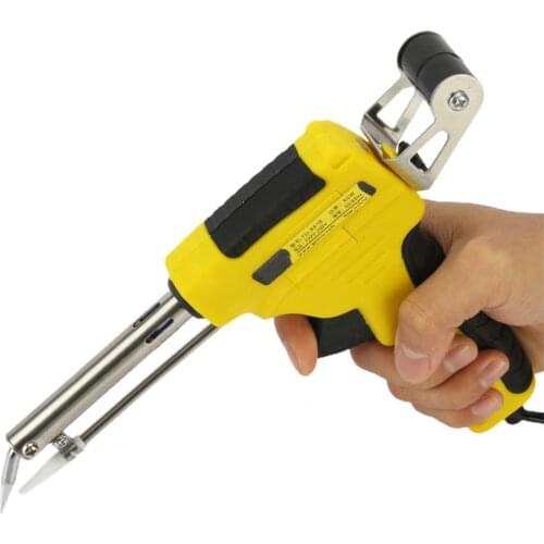 60/80W Electric Soldering Iron Professional Smooth Tinning External Mica Heating Type Manual Tin Soldering Tool EU Round Plug