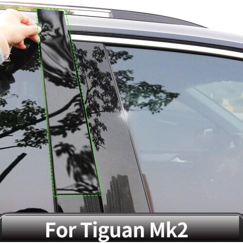 Volkswagen Vw Tiguan Mk2 2016171819 20 car Accessoires autor exterior decoration Protective stickers for window center pillar