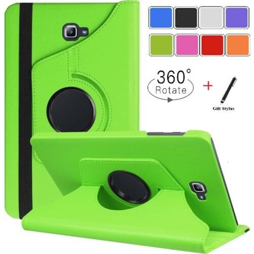 Case For Samsung Galaxy Tab S6 SM T860 10.5'' Tablet Cover For Tab S6 Lite SM P610 10.4" 360 Degree Rotating PU Leather Cover