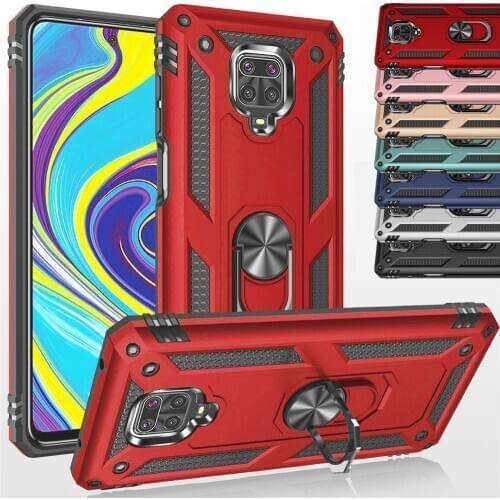 Armor Ring Case For Xiaomi Redmi Note 9 9S 8 7 Pro 8A 7A Case Shockproof Cover For Xiaomi Mi Note 10 9 SE 9T Pro A3 A2 Lite Case