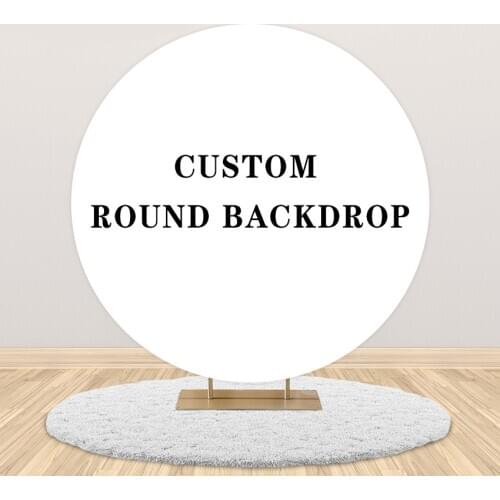 Mehofond Photography Background Cartoon Theme Party Decoration Any Design Party Round Backdrop Kids Professional Custom