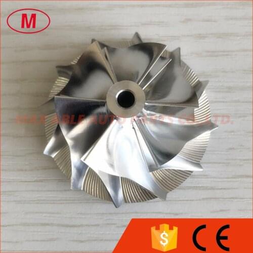 GT1246 6+6 blades 34.10/46.00mm high performance turbo billet/milling/aluminum 2618 compressor wheel for 799502-0001