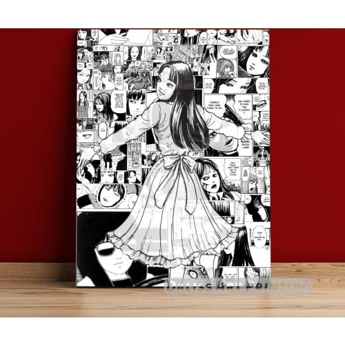 Canvas Anime Tomie Revenge Junji Ito Pictures Home Decoration Paintings Poster HD Prints Wall Art Modular Living Room Framed