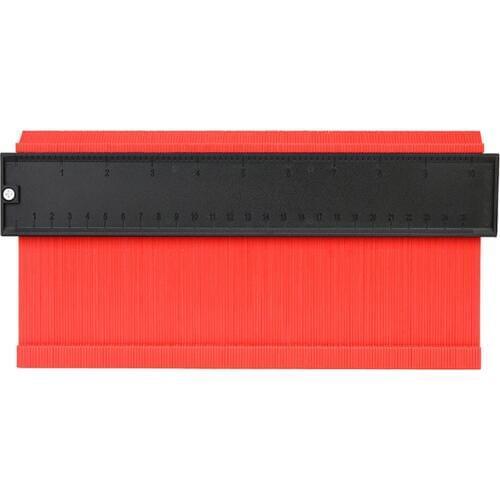 Wheel Wide Gauge 5 Inch Multi-Angle Irregular Measurement Profile Ruler Tile Edge Forming Measuring Ruler Lengthen