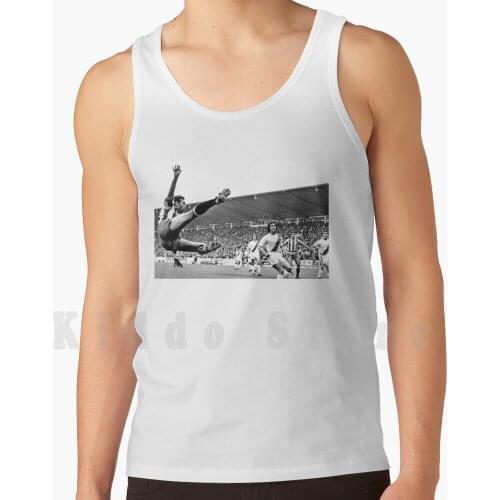 Chilean Quini Sporting De Gijon Tank Tops Vest 100% Cotton Who Enrique Castro The Wizard Sporting De Gijon