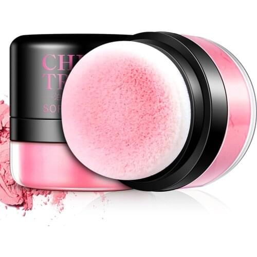 Soft Face Blusher Powder Cream Cheek Rouge Nourishing Nude Peach Makeup Blush Brightening Complexion Repair
