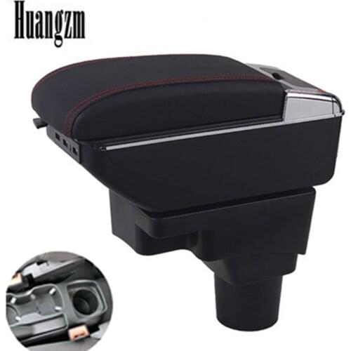Armrest box For Chevrolet Sonic/Aveo 2012-2018 Center Centre Console Storage Box USB Charging ashtray with
