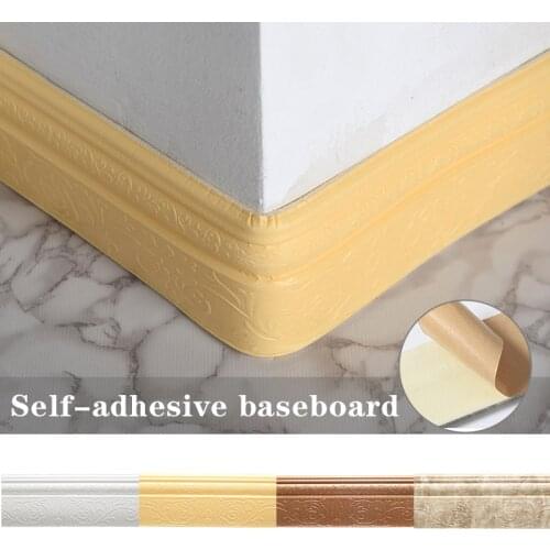 3D Self Adhesive Wall Trim Line Border Stickers Waterproof DIY Home Wall Paper Decoration WXV Sale