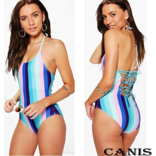 Sexy Womens One-Piece Bikini Monokini Swimwear Swimsuit Beach Swimming Costume