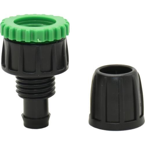 Garden hose 1/2" to 1/2 3/4 Female Barbed connector 16mm hose water tap connector Garden tap With lock nut 20pcs
