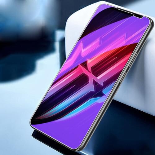 JGKK Tempered Glass for ZTE Nubia Red Magic 6 Pro 6R Full Cover Screen Protector Anti-blue for RedMagic 6 Pro 6R Glass Clear
