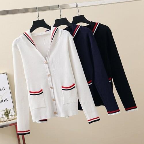 2021 Cardigan Sweater Tops Korean Fashion Y2k Sweaters Women Hooded Clothing Long Sleeve Knitted Plus Size Kawaii Korean Clothes