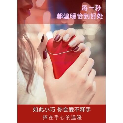 50pcs USB hand warmer 7800mAh power bank Dual function backup battery Phone charger 4 colors