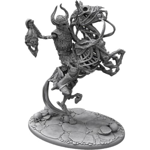 75mm Resin Model Kits Skeleton Warrior Unpainted No Color RW-118