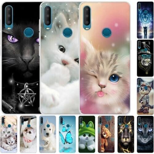 Phone Case for Alcatel 3X 2020 Case Silicone Soft TPU Cute Protective Bumper Back Cover for Alcatel 3X 3 X 2020 Case Cover