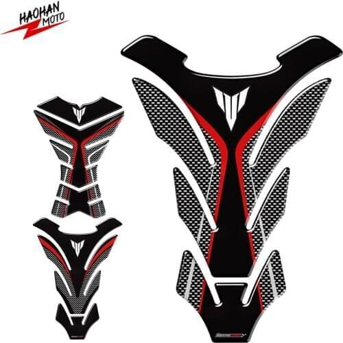 For Yamaha MT-09 MT-10 MT-03 MT-01 MT 01 03 09 10 Tankpad 3D Motorcycle Tank Pad Protector Decal Stickers