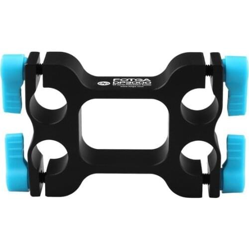 FOTGA DP3000 Offset Riser Rail Block Rod Clamp for 4pcs 15mm Rod DSLR Rig System
