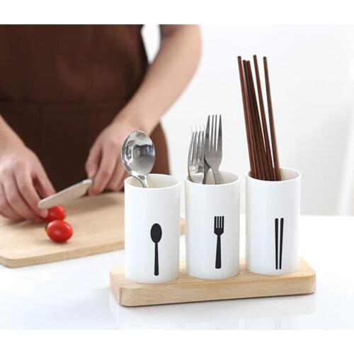Kitchen Cutlery Caddy Utensil Holder Drainer Storage 13x6.5x8.5cm