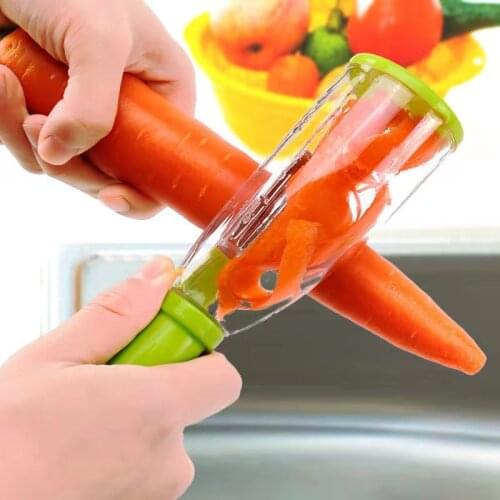 Multifunctional Storage Type Peeling Knife Peeling With Barrel Storage Peeler Peeling Apple Supplies Household Peeling
