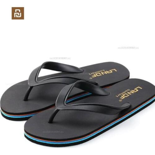 Xiaomi mijia mens flip flops summer non-slip wear-resistant outdoor sandals flip flops leisure plastic beach shoes