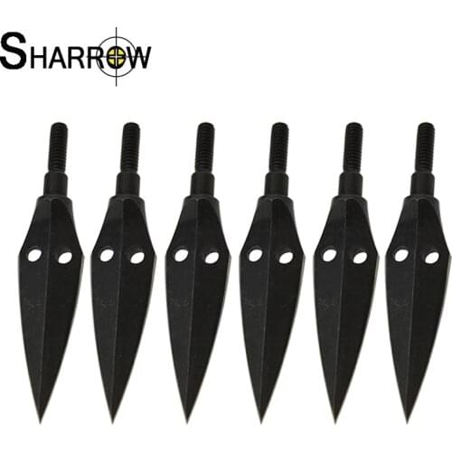 6pcs 158 Grains Archery Arrowhead Broadheads 158 Grains Arrows Tips Arrow Heads for Bow and Arrow Crossbows Shooting Accessories