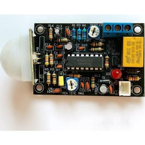 Pyroelectric infrared sensor switch kit Human body sensor switch welding training parts