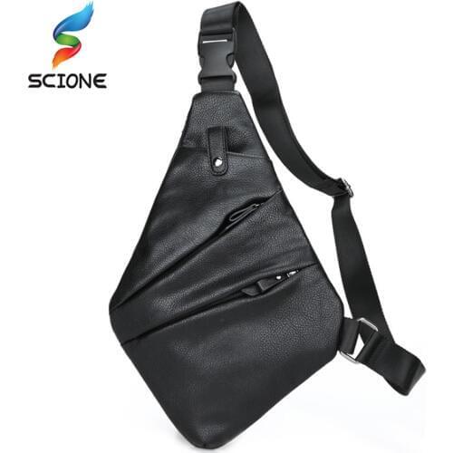 Hot Top PU Outdoor Sports Gym Bags Compact Single Training Shoulder Bags for Men Waterproof PU Crossbody bags Male Messenger Bag