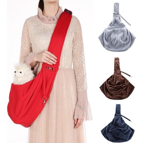 Pet Dog Cat Carrier Outdoor Travel Handbag Pouch Breathable Single Shoulder Bag Sling Comfort Travel Shoulder Bag
