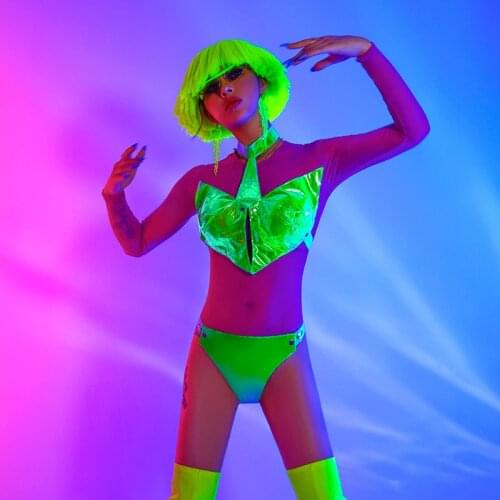 2021 Bar Ds Performance Costume New Sexy Bodysuit Dj Female Singer Gogo Lead Dance Costume Festival Outfits Stage Costume DN7896