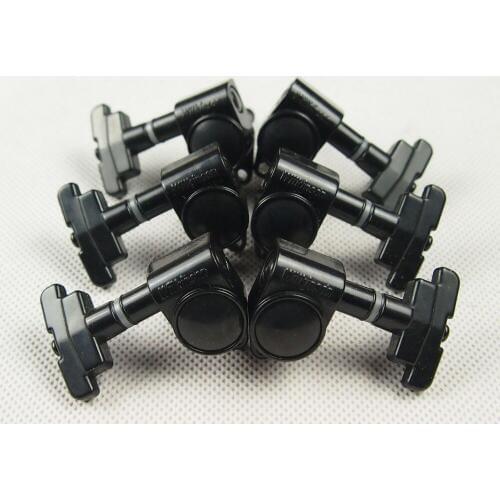 Wilkinson Guitar Tuners - Black 3x3 Imperial Style Guitar Tuning Pegs WJ-309-BK