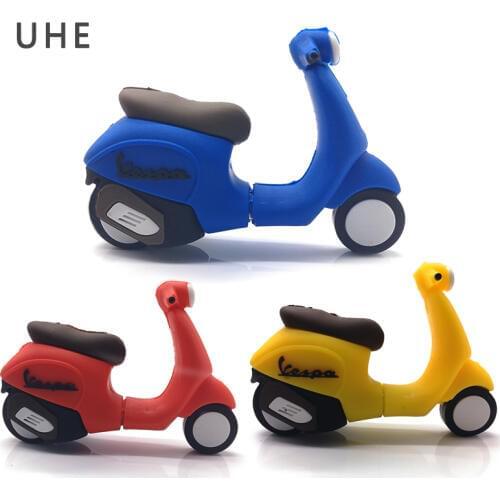 Pendrive cartoon motorcycle usb flash drive 4GB 8GB 16GB 32GB 64GB colorful memory stick personalized gift pen drive flash drive