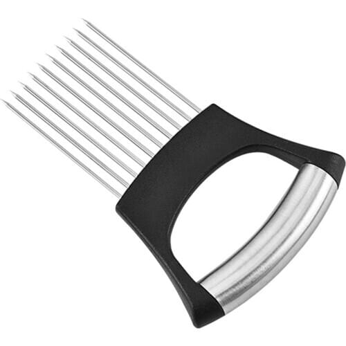 Onion Insert 304 Stainless Steel Onion Cutting Pine Needles Fruit and Vegetable Slice Holder