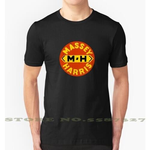 Massey - Harris Summer Funny T Shirt For Men Women Canadiana Massey Harris Tractor Farm Farmer Crop Barn Oil Gas Tire Logo
