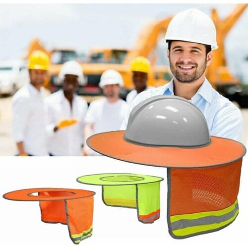 Prevent Bask Cover Helmet Sun Shade Hard Hat Neck Shield With Reflective Stripe Shade Sails For Neck