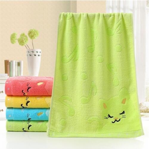 1PC 25*50cm Cute Microfiber Absorbent Drying Bath Beach Towel Washcloth Swimwear Baby Towel MU899624